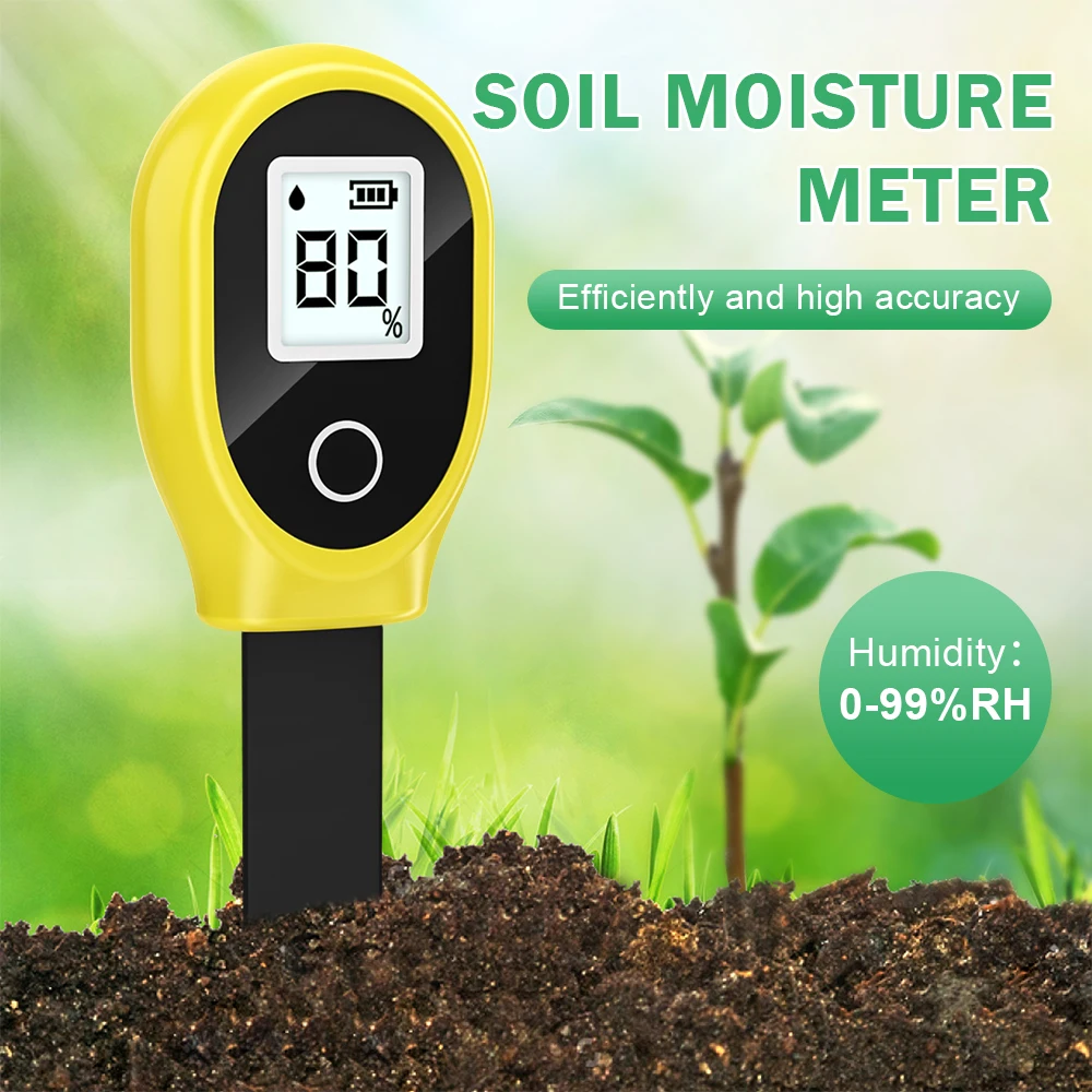 Soil Moisture Meter Plant Watering Test Soil Humidity Monitor Detector Hygrometer Flower Testing Home Gardening Measuring Tool