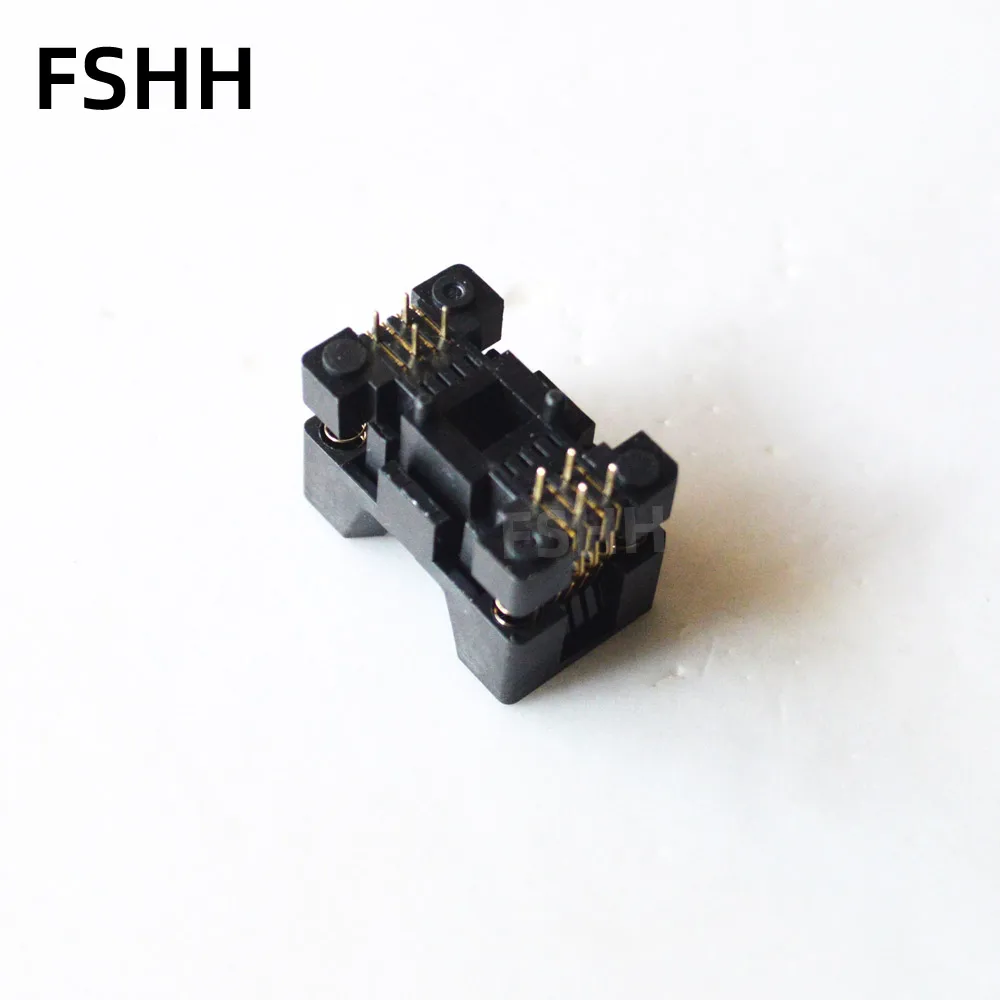 مفتوح أعلى 208mil SOP8 اختبار المقبس SPI FLASH SOIC8 واسعة SOP8 مبرمج محول 1.27 مللي متر الملعب