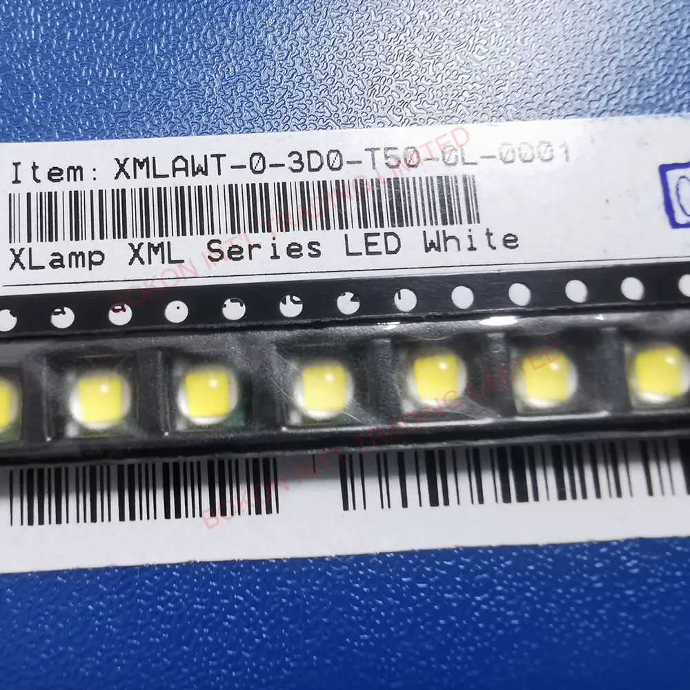 10 pezzi XMLAWT LED XLAMP BIANCO COOL 5000K SMD XMLAWT-00-0000-000LT50E3 Flusso 260lm 2.9V 700mA