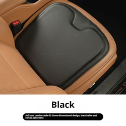Non-slip Support Pad High Rebound Sponge Seat Cover Breathable Car Seat Cushion Luxury Leather For Audi BMW Mercedes