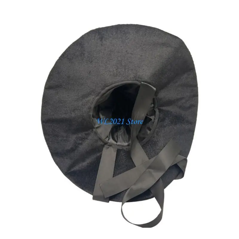 قبعة ساحرة من القماش للجنسين G5GC لحفلات الهالوين التنكرية والحفلات التنكرية #2
