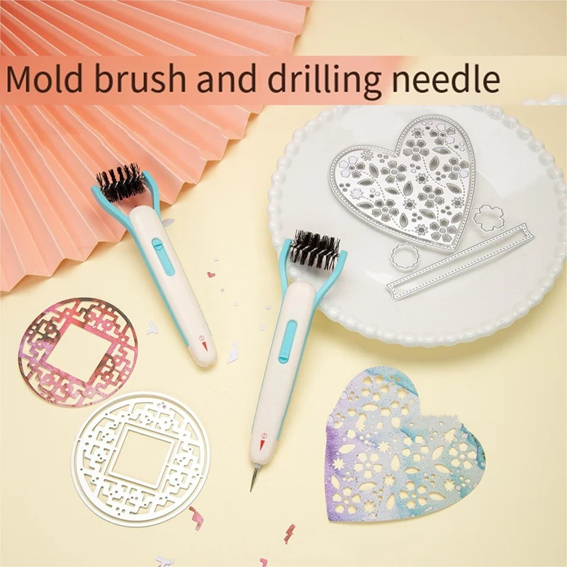 Die Brush Piercer Scraper Weeding Tools Easily Removing Excess Paper From Dies Must-Have Die Brush Tool