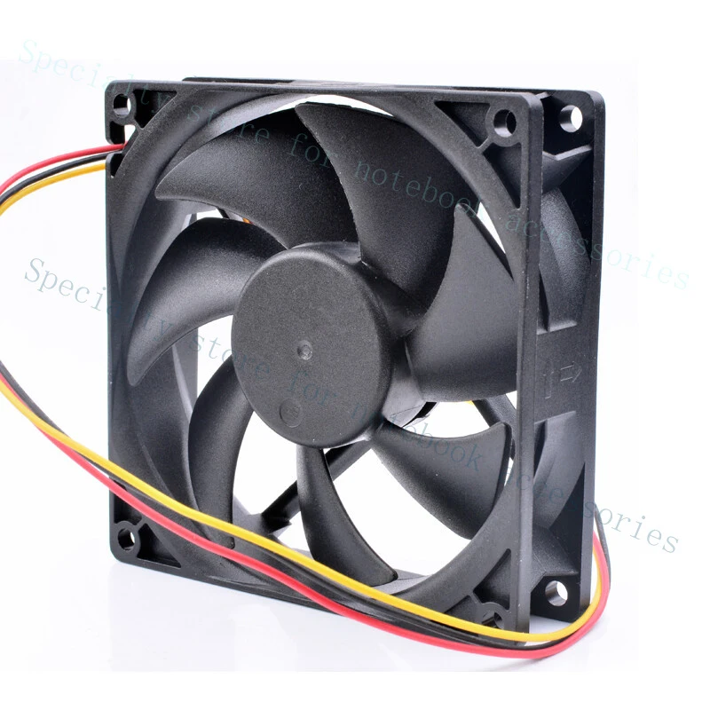 A+ DS09225B12M 9cm 9025 12V 0.35A 3 lines double ball large air volume cooling fan