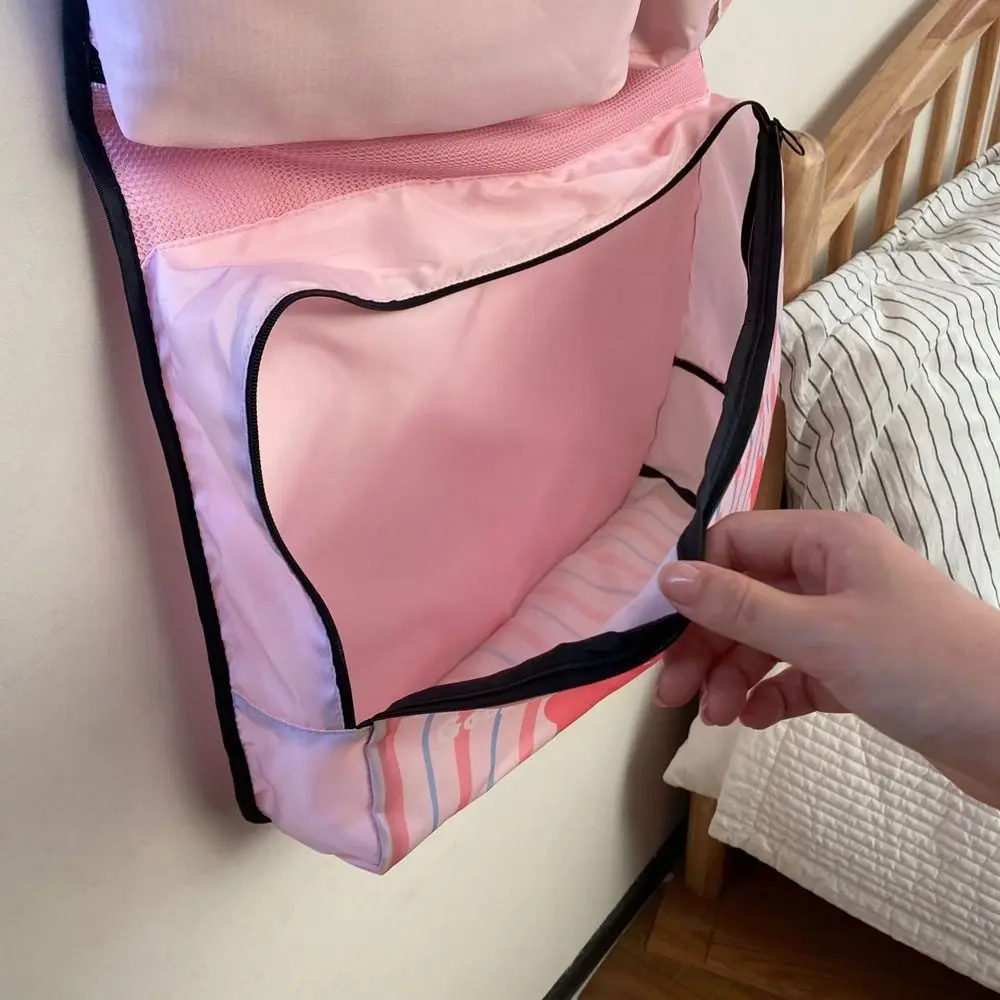 Large Capacity Travel Storage Bag Divided Storage Hanging Luggage Organizing Bag Lightweight with Handle Handheld Sorage Bag