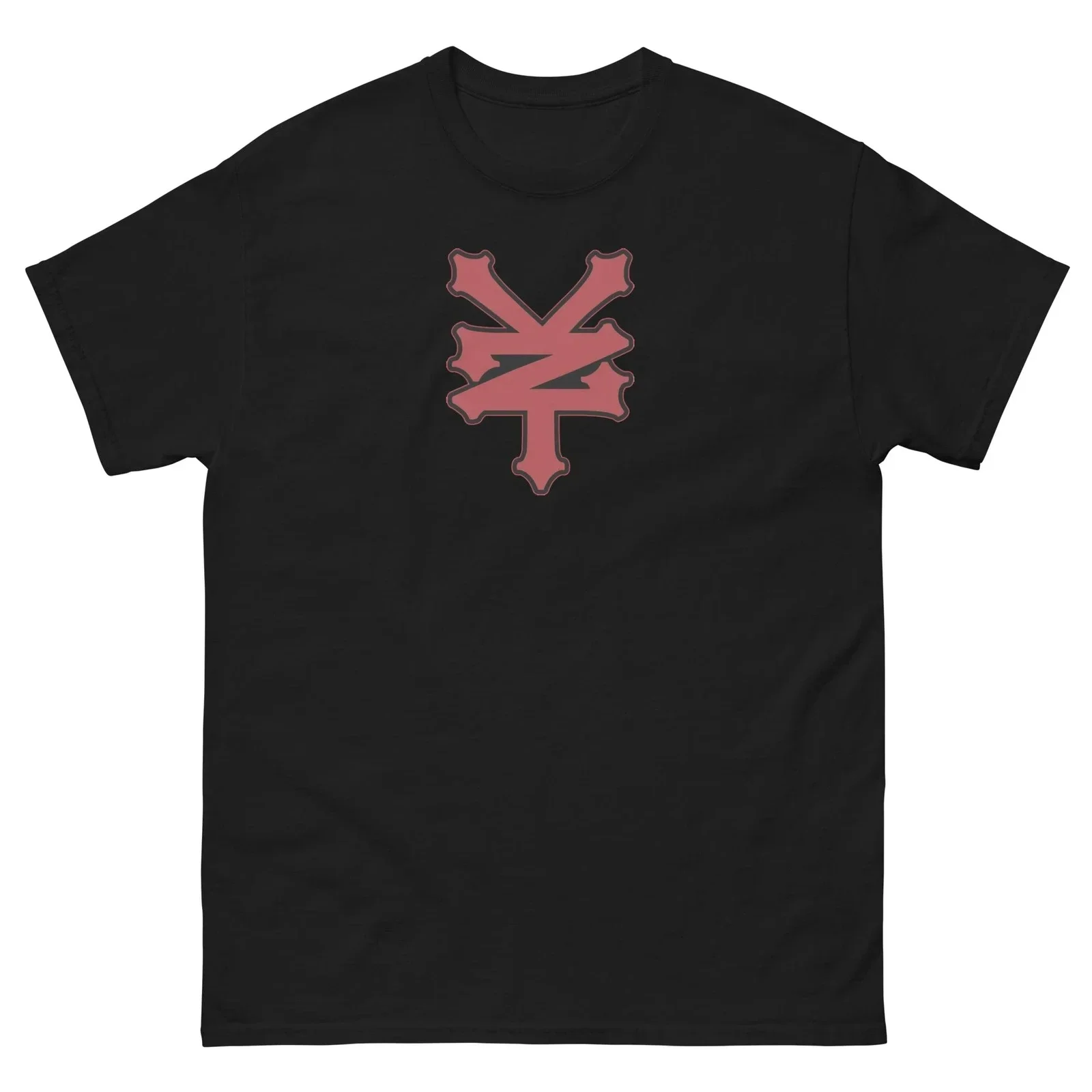 Skateboard logo T-shirt pattern design suitable for both men and women, with a luxurious and high-end style.