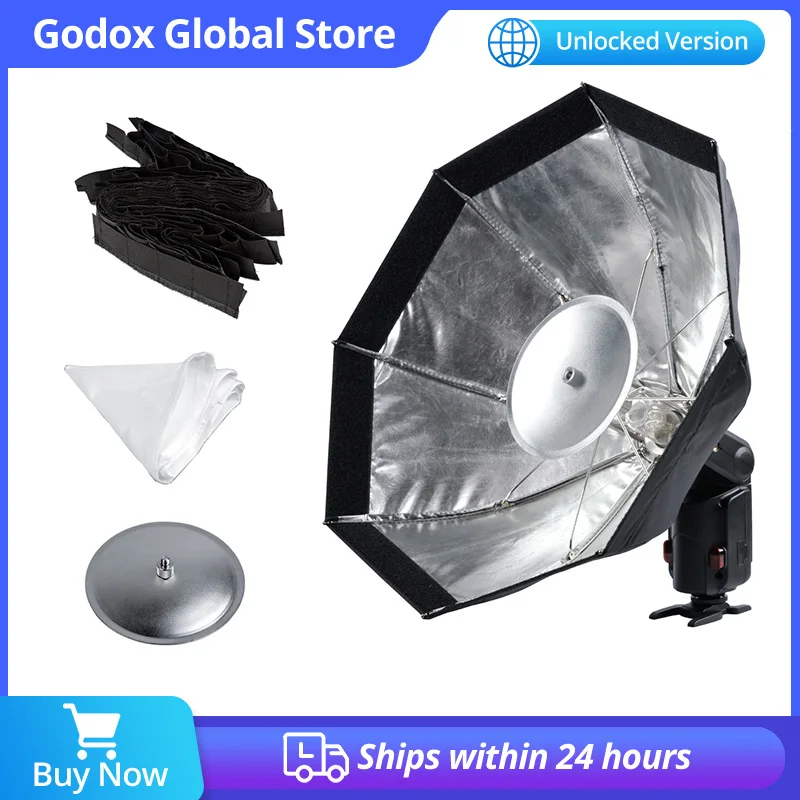 Godox AD-S7 Multifunctional Soft Box Octagonal Honeycomb Grid Umbrella Softbox for WITSTRO Flash Speedlite AD180 AD360 AD200