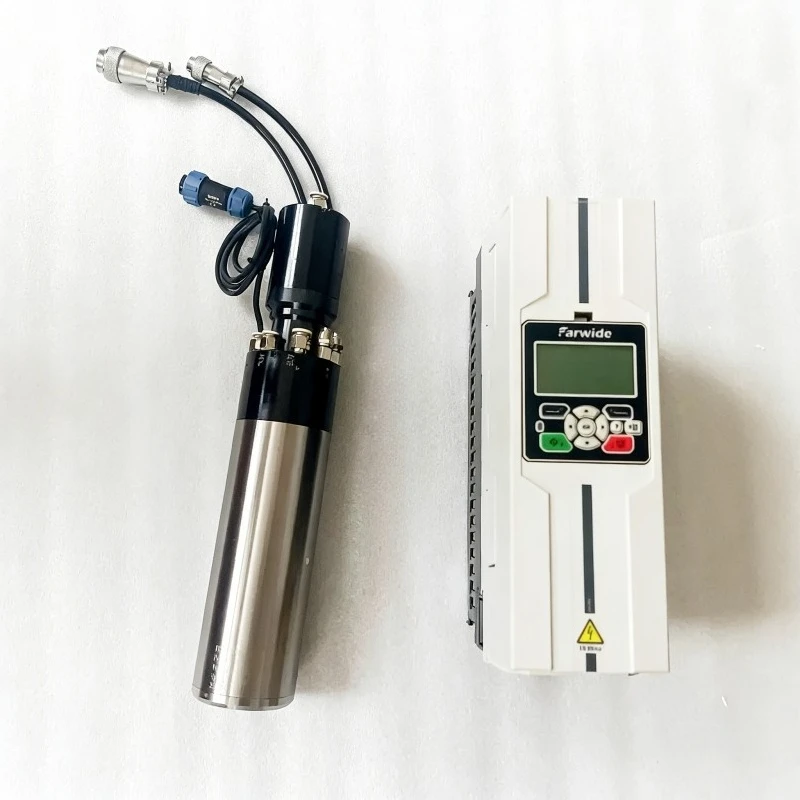 High Speed CNC Spindle Motor ISO20 80mm 4kw 40000rpm Water Cooled ATC Milling Electric Spindle with Encoder for Spindle Repair