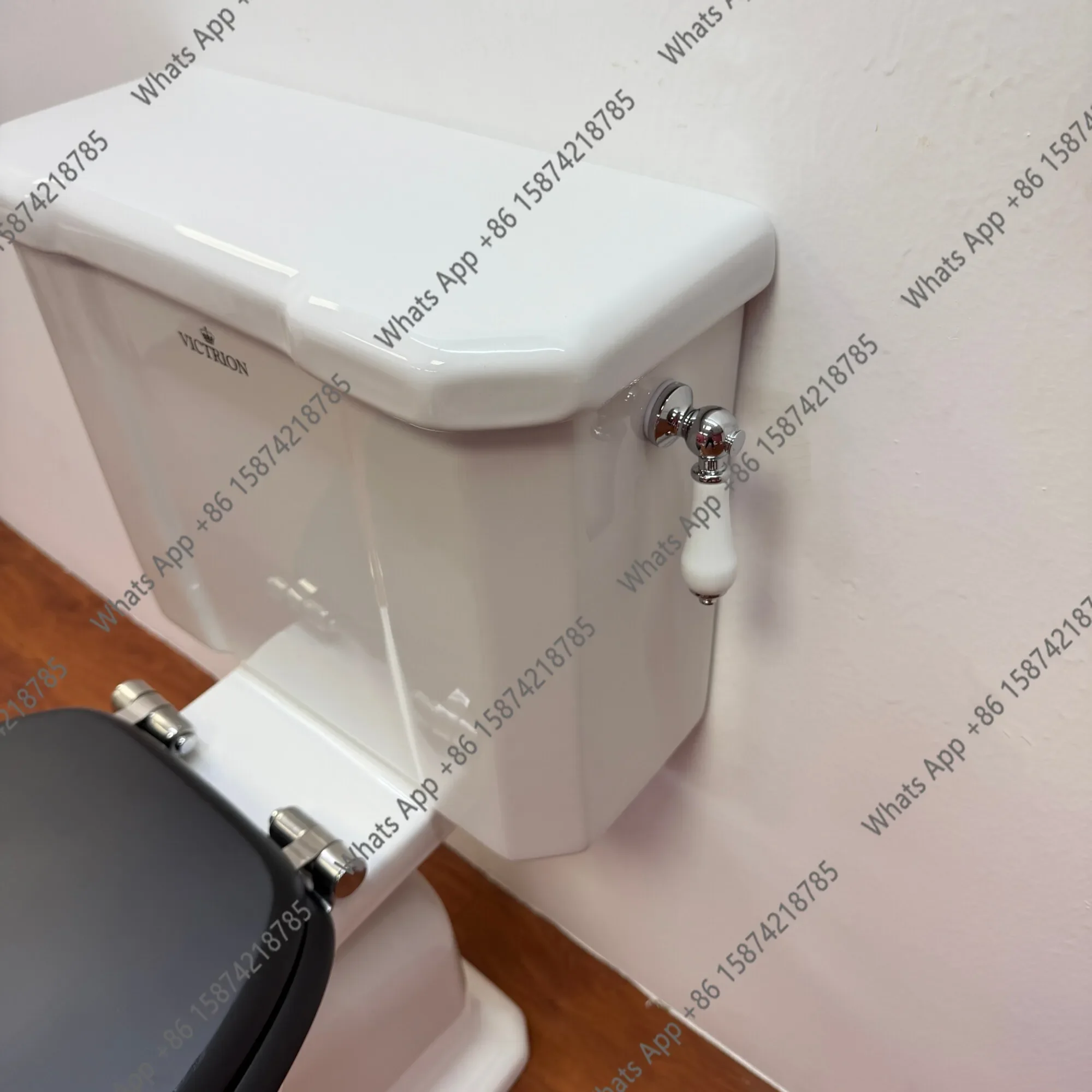 

X65 Straight Flush Floor Drain European Retro Toilet, Large Impulse Household Small Apartment Toilet Designer Model