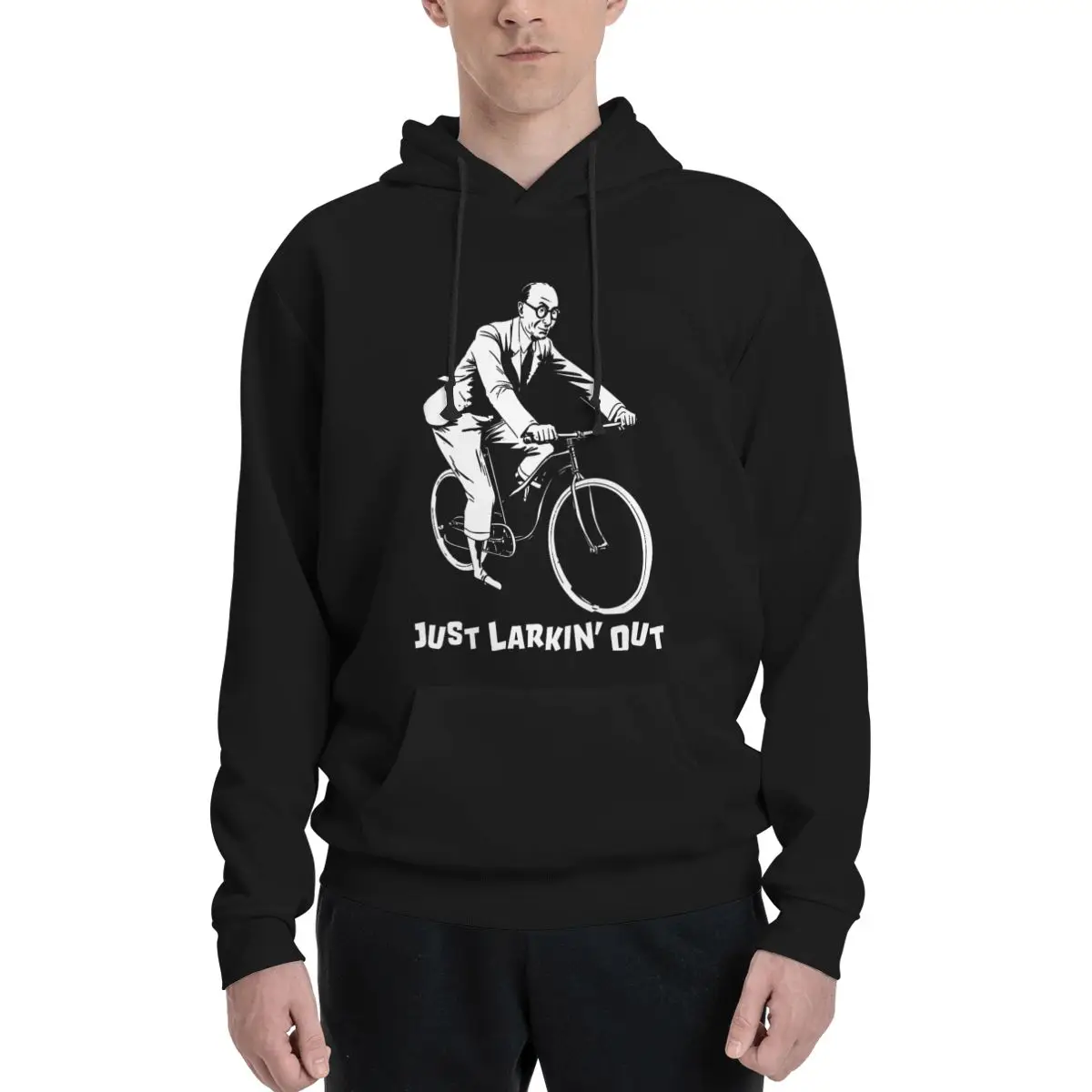 

Just Larkin Out Cycle Polyester Hoodie Men's Sweatershirt Warm Dif Colors Sizes