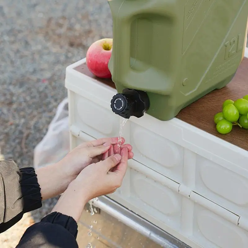 

Potable Water Storage Containers Large 12L Water Tank Water Jugs With Spigot Canteen Picnic Supplies No Leakage Water Storage