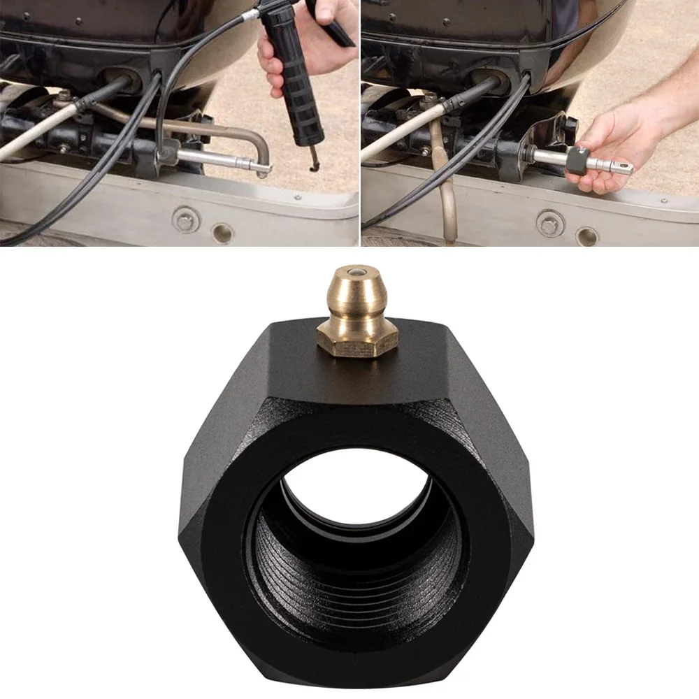 

Marine Steering Tube Cable Grease Nut,Cable Lube Tool Boat Steering Cable Grease Fittings for OMC 2861 FSM068