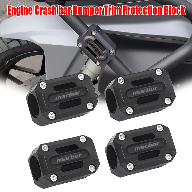 

Защита двигателя, защита бампера, декоративная накладка, защитный блок, подходит для Macbor Montana XR5 Fun 125 Plus 2021 2022 2023 2024