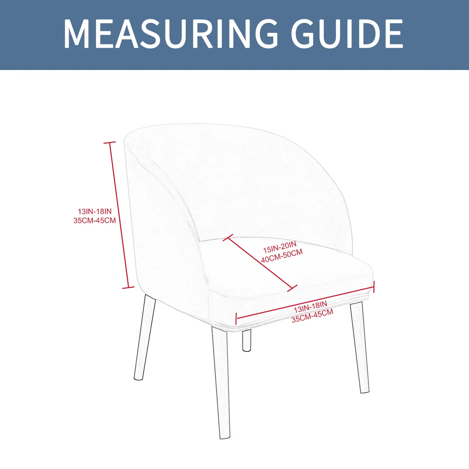 غطاء كرسي مخملي حديث بنصف دائرة بأجنحة صغيرة غطاء خلفي بسيط مرن على شكل قوس غير قياسي للديكور المنزلي #3