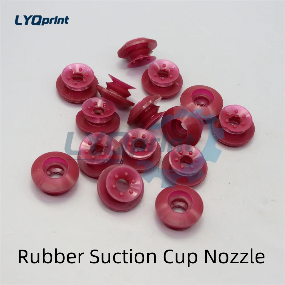 

100 Pieces Best Quality Printing Machine Rubber Suction Cup Nozzle