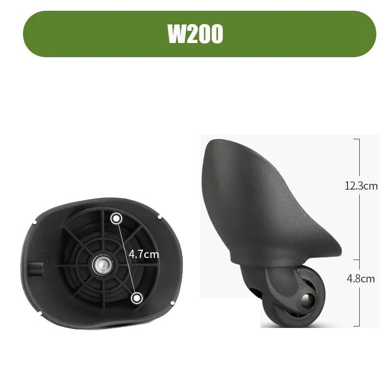Replacement Wheels For W200 Suitcases—Durable and Robust Suitable For all Types of Luggage Accessories