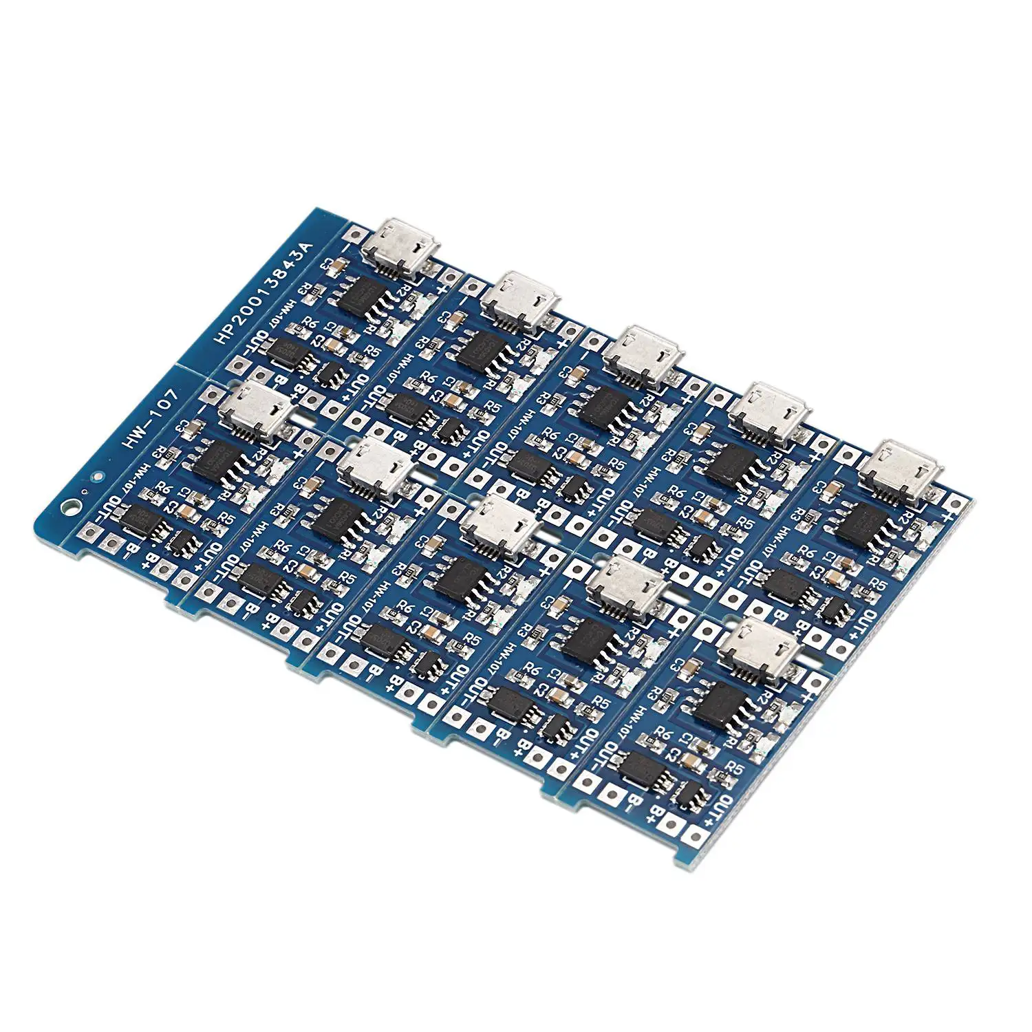 10 Stuks 5V Mini Usb 1a 18650 Voor Tp4056 Lithium Batterij Oplaadbord Met Bescherming Oplader Module