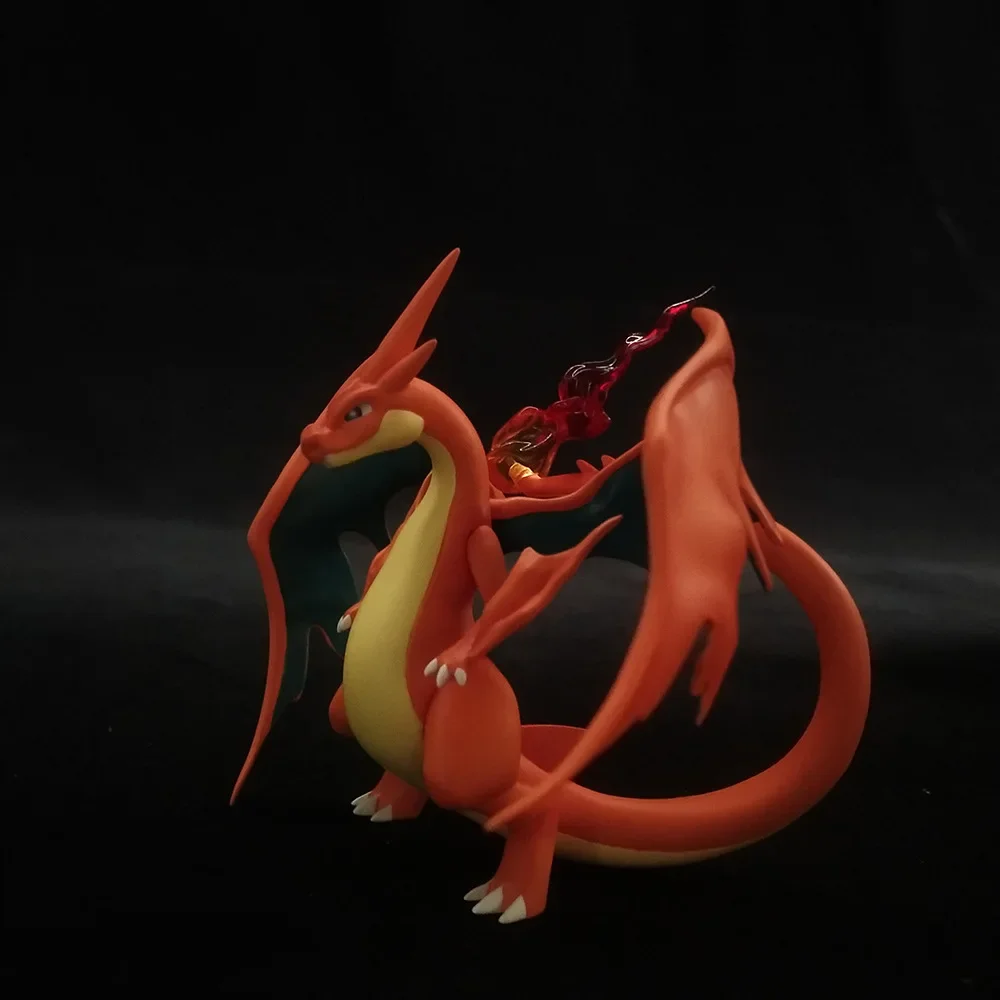 Pokemon Action Figure Fire Dragon Gk Statue Pokemon The Same Model Toy Table Top Decoration Children'S Gift Figure Toys