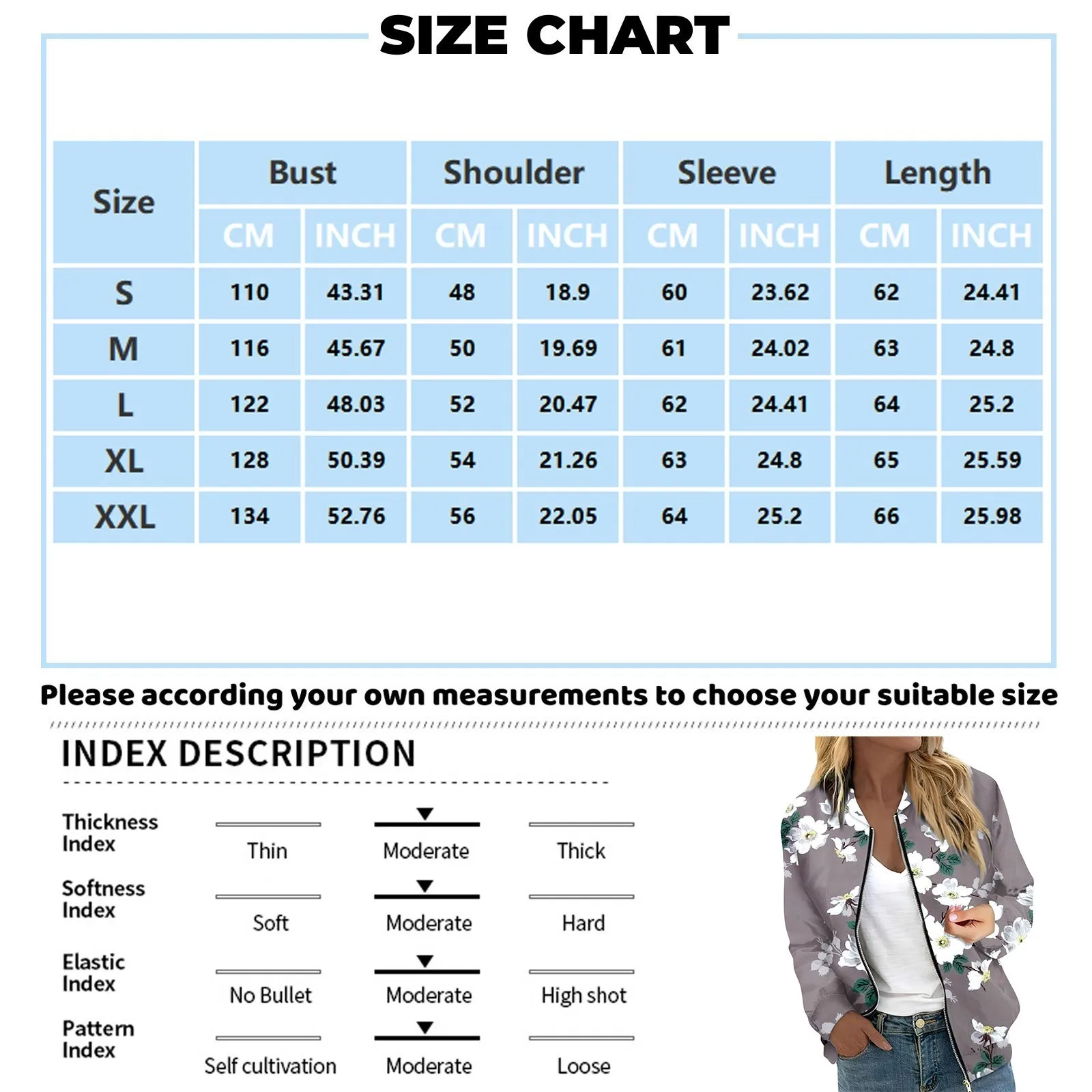 سترة سحاب بأكمام طويلة غير رسمية للنساء ، رقبة مستديرة ، مطبوع عليه زهور ، ورقة ، يومية ، متعددة الاستخدامات ، موضة ، خريف ، شتاء ، جديد ، 2023