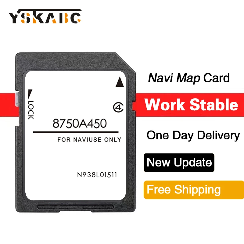 

Navigation SD Card GPS for Mitsubishi 8750A450 16GB EU Sat Nav MMCS Pajero Outlander Car Software Version Update Free Shipping