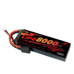 2S 3S 4S 8000mAh 65C 45C RC zdalnie sterowanym samochodowym Model statku akumulator litowy wielokrotnego ładowania opakowanie