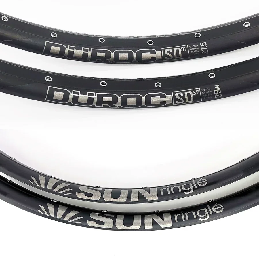 Sunringle DUROC Rims 30 35 37 40 42 50 Mtb Rims 27.5/29 Inch Mountain Tubeless Soldering Rim 28/32H Hoops Width Aluminium Rims