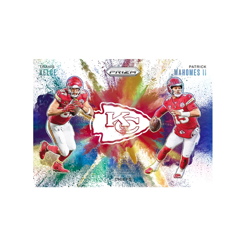 SPORTS 2025 DIY homemade Color Blast Duals MAHOMES JOE BURROW JUSTIN HERBERT Textured Glitter Collectible Card Holiday Gift