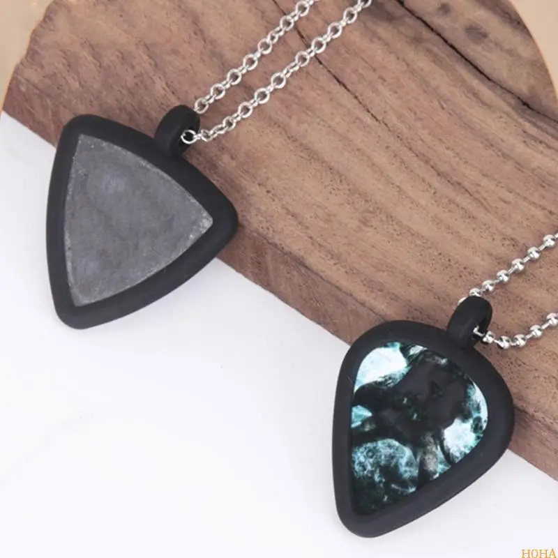 n0ha سيليكون الغيتار الملحق قلادة القلب يختار حامل قلادة قلادة #2