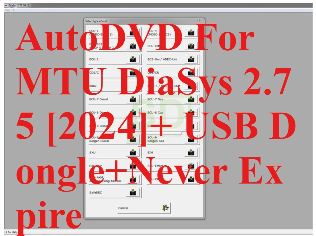 AutoDVD For MTU DiaSys 2.75 [2024]+Dongle+Never Expire