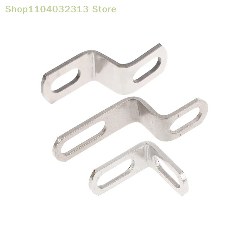 1PC Motorcycle Exhaust Pipe Bracket Z/L-Shaped Stainless Steel Moto Modification Exhausts Pipe Clamps Fixed Bracket Accessory