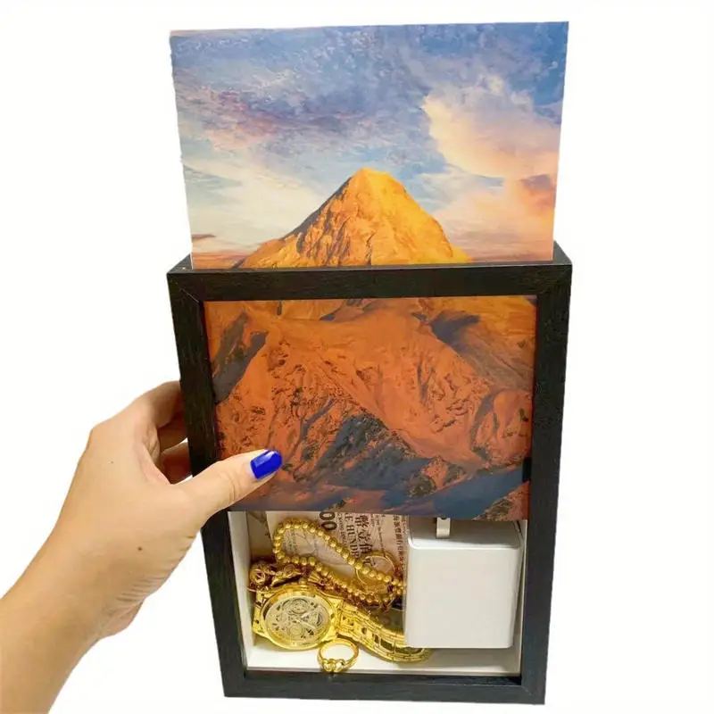 

Hiding Safe Private Money Box Picture Frame Fake Sight Secret Stash Can Container Hiding Storage Important Item File NEW