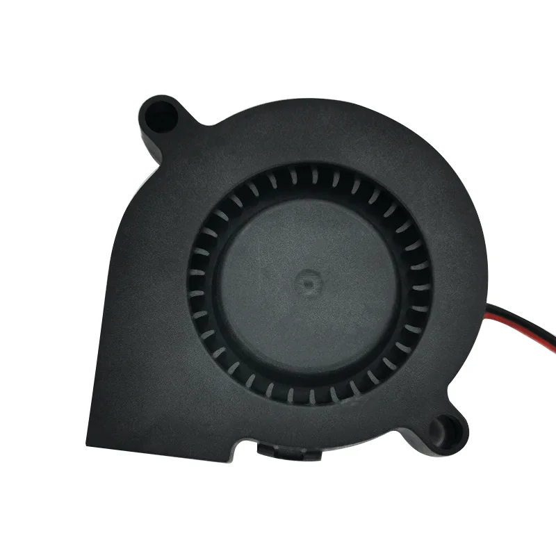 Siboor 5015 12V 24V Cooling Turbo Fan Brushless 3D Printer Parts 2 Pin For Extruder DC Cooler Blower Part Black Plastic Fans