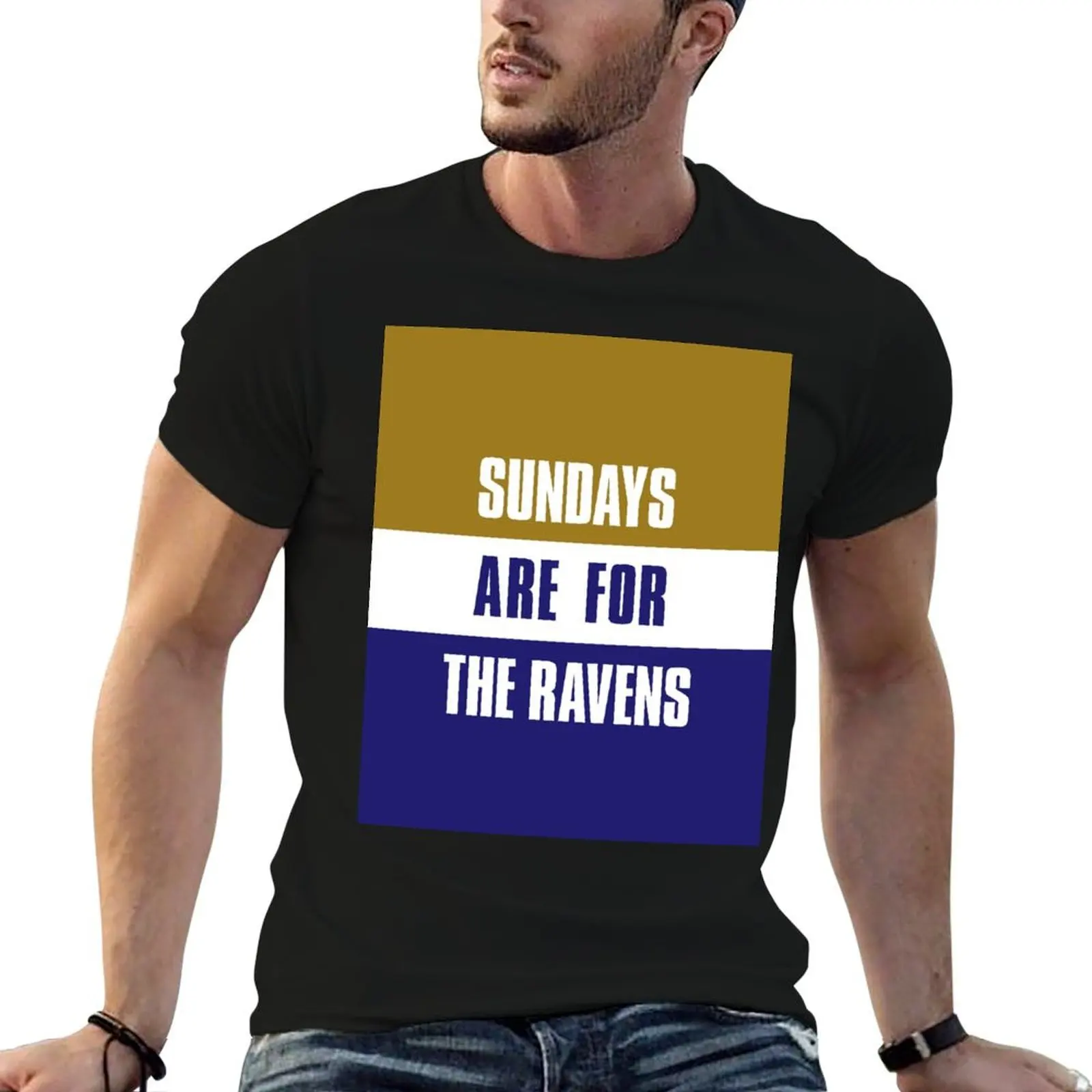 Sundays are for The Ravens, Baltimore Football Fans T-Shirt custom shirt cheap stuff Men's t-shirt