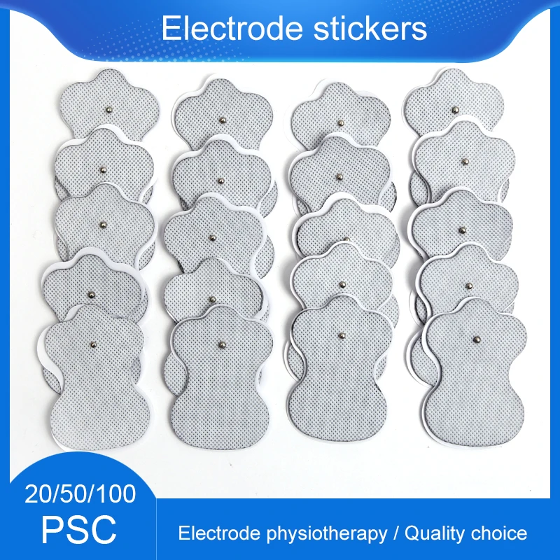 

Electrode Adhesive Gel Pads 20/50/100pcs Non-woven Fabric Therapy Massager Therapeutic Pulse Electro Sticker Muscle Stimulator
