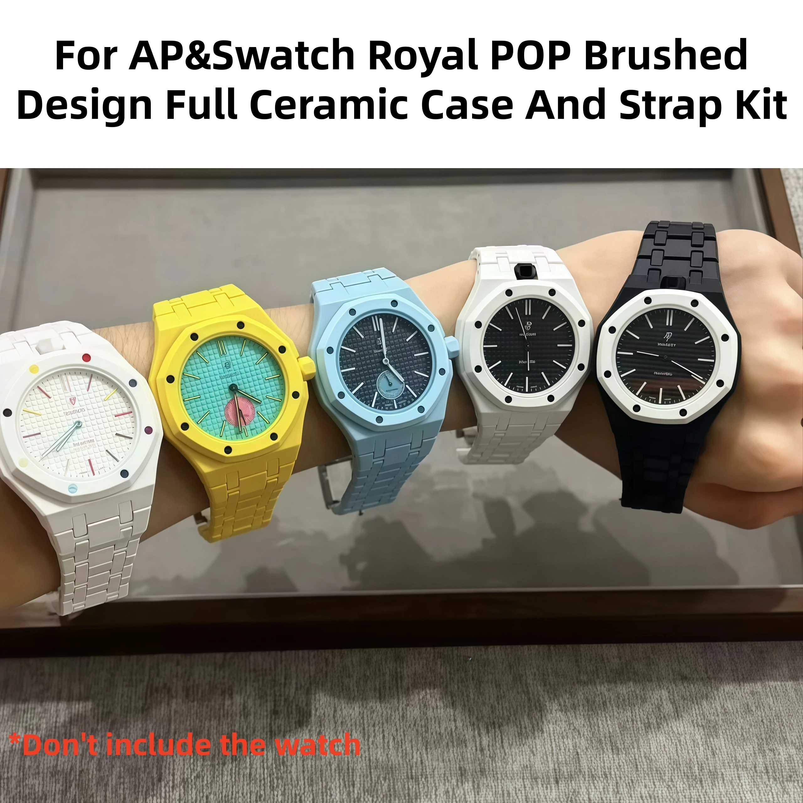 high-quality-unique-adjustable-brushed-full-ceramic-case-strap-kit-for-royal-pop-pocket-watch-changer-replacement-bracelet