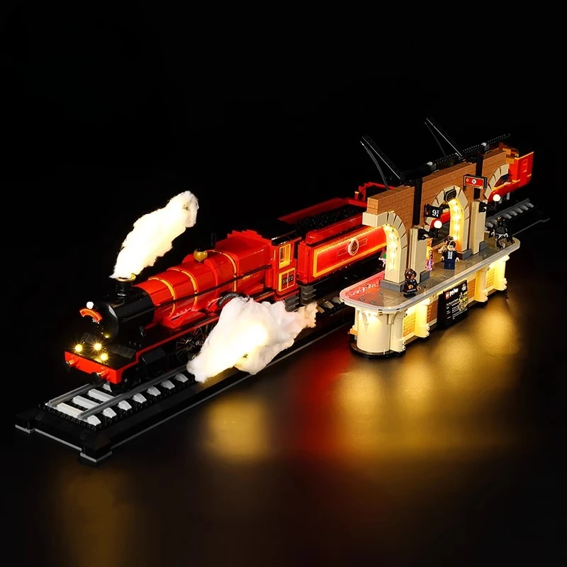 No Model LED Lighting Set Suitable for LEGO Hogwarts Express Collectors Edition 76405(Excluding Building Blocks)