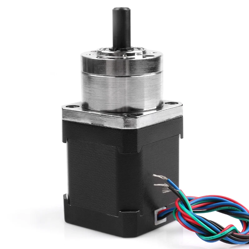Siheng Motor Factory 1.8 Graus 2 Fase Metal Gear Redutor Stepper Motor 42mm 24VDC Nema 17 Worm Geared Stepper Motor