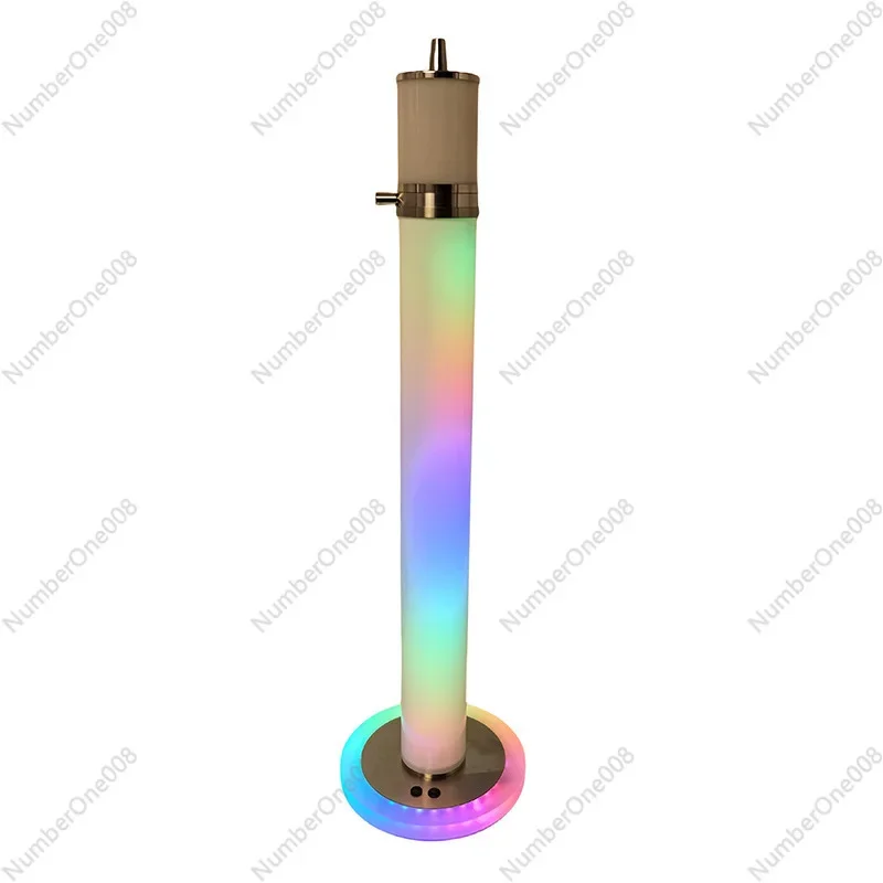 Arabian Hookah Single Pipe Flowing Light Pot Acrylic Hookah Pot Glowing Exquisite Beautiful Gorgeous Lighting