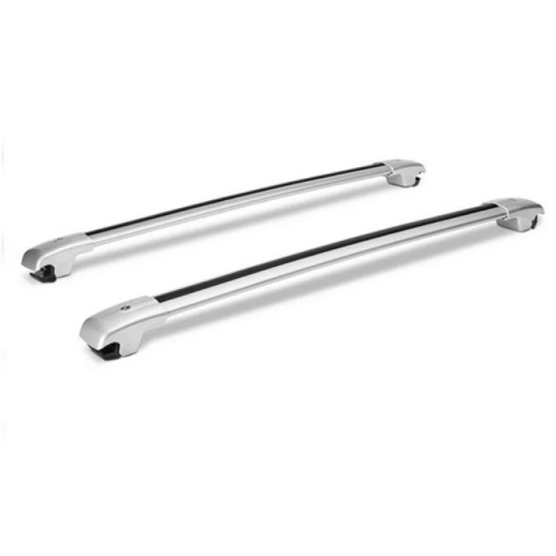 High Quality Aluminum Roof Rack Rails Bar Fit Prado All Sizes Two Horizontal Bars Luggage Rack 4x4