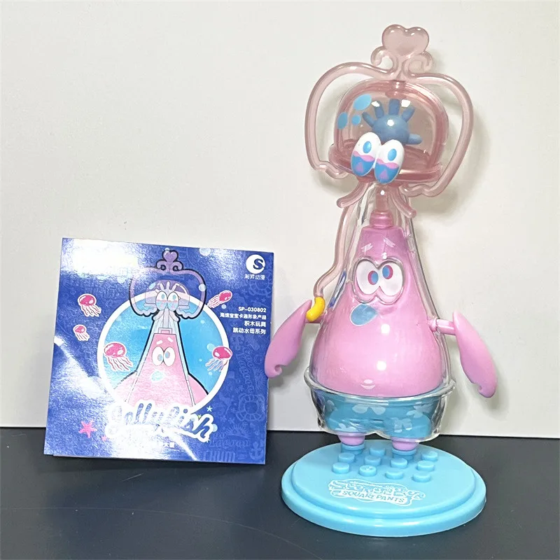 شخصيات أنيمي سبونجبوب سكوير بانت باتريك سكويدوارد مخالب قنديل البحر سلسلة صندوق أعمى لعبة جمع الحلي هدايا الاطفال