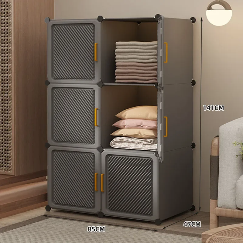 Cheap Fabric Closet Placard Cupboard Storage Partitions Portable Cabinet Filing Wardrobe Shelves Vestidores Trendy Furniture