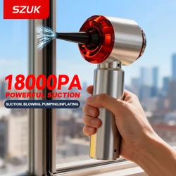 SZUK 18000PA Mini Car Vacuum Cleaner Cordless Powerful Wireless Car Cleaner HandHeld Portable Vacuum Cleaner Cleaning Machine