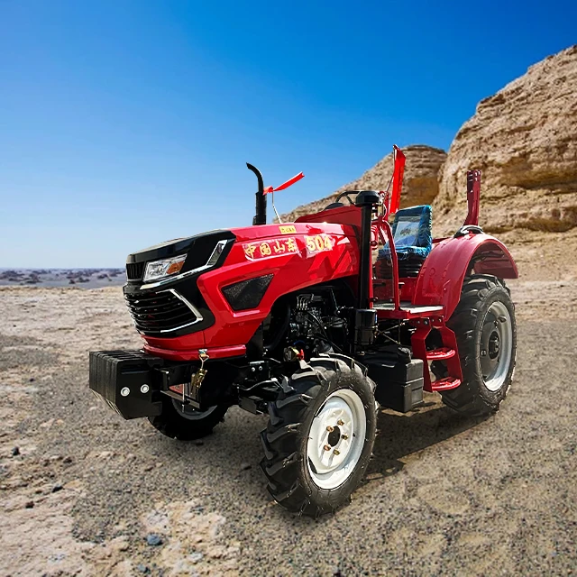 

Компактный сельскохозяйственный колесный трактор мощностью 50 л.с. и 60 л.с. с роторной лопаткой-культиватором, 4WD, небольшой размер, сделано в Китае