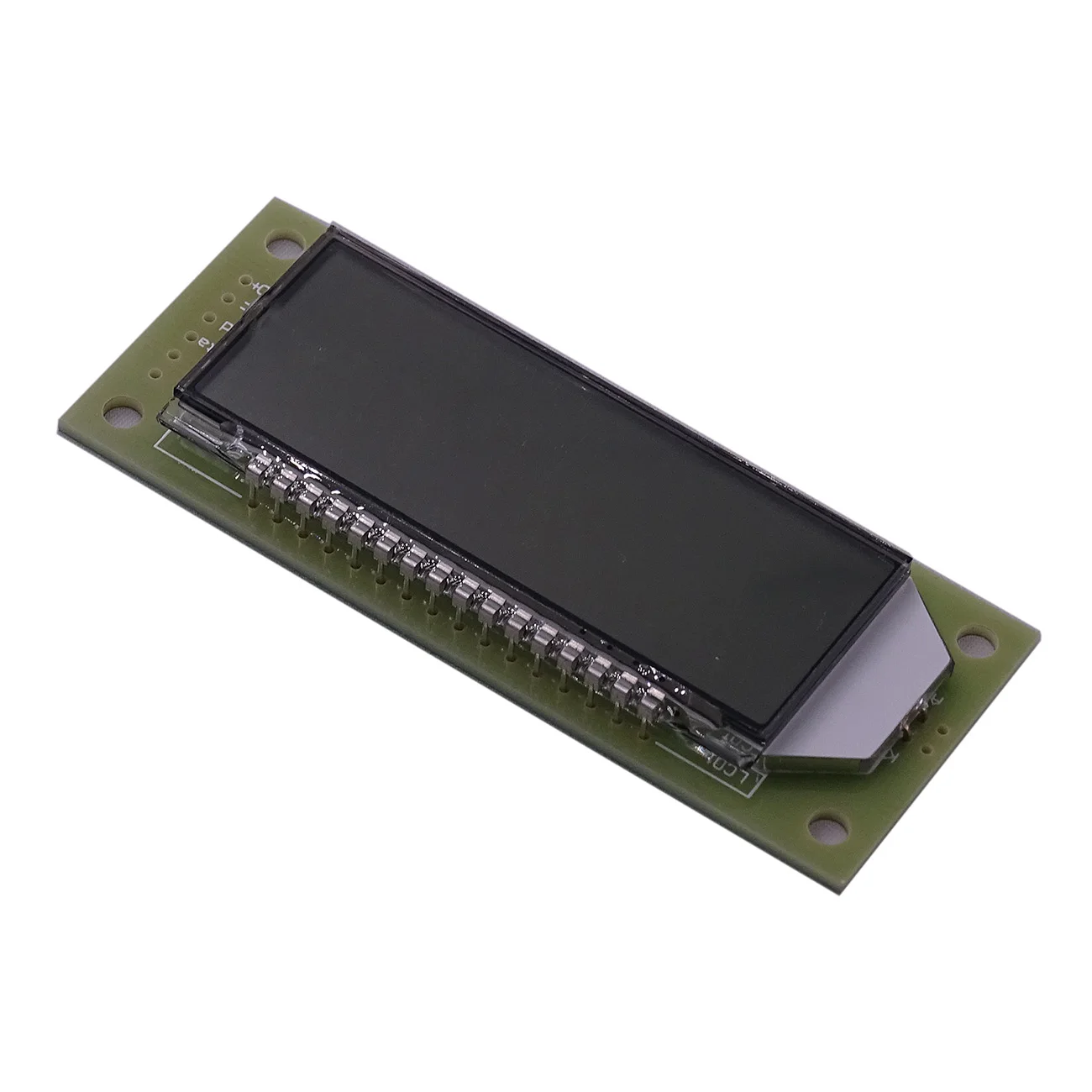 LCD Module 2.4 Inch 6-Digit 7 Segment LCD Display Module HT1621 LCD Driver IC with Decimal Point White Backlight Green Color