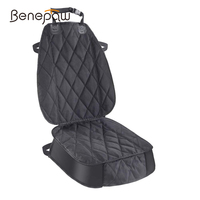 Benepaw Wear-Resistant Dog Seat Cover Cars Trucks SUVs Thick Heavy Duty Waterproof Pets Front Seat Protector Durable Nonslip