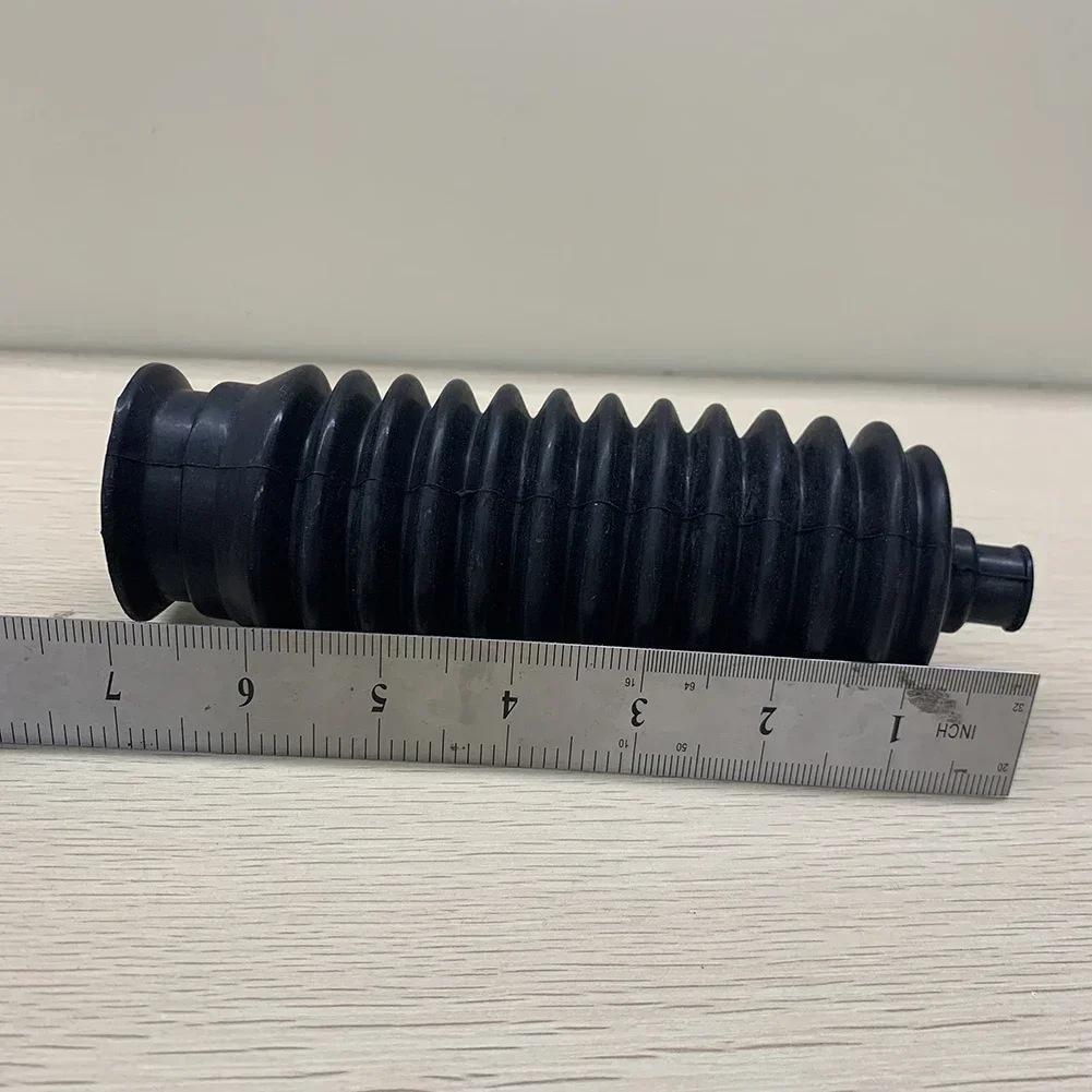 Bellows Boot Gaiter Pinion Boots Accessories Black Clamps Easy To Install Kit Part Silicone+Metal Steering Rack