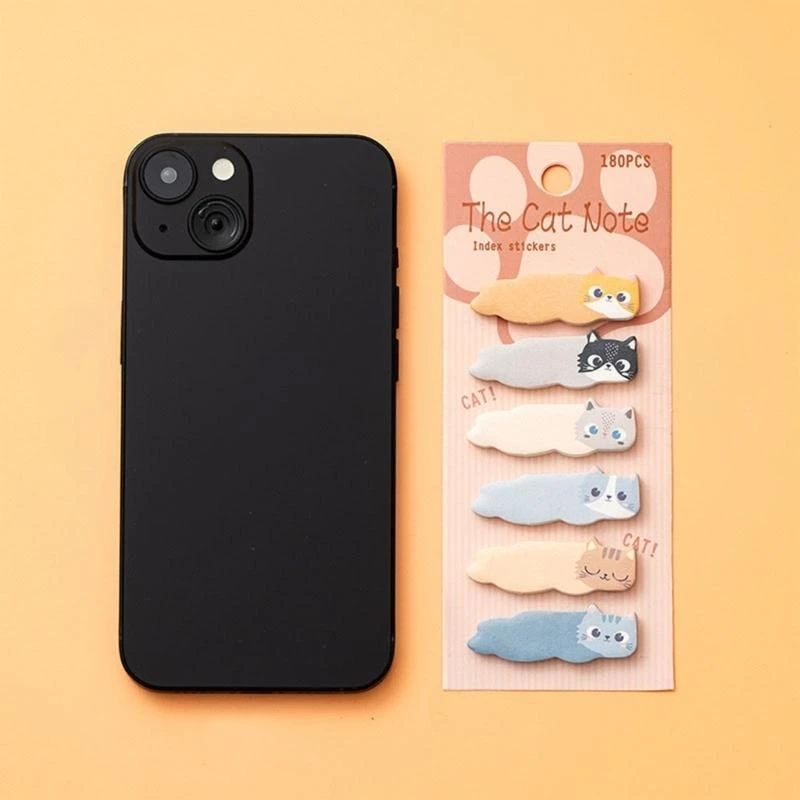 DXAB 180Counts Kitten Indeks Label 15x45mm Tab Indeks Perekat