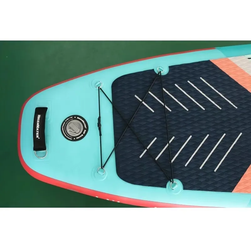 تصميم جديد لوح التجديف الوقوف لركوب الأمواج Longboard وألواح SUP القابلة للنفخ مع ملحقات الزعنفة ركوب ثابت للمجاديف #4