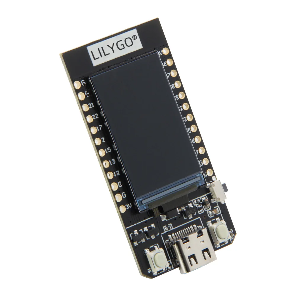 LILYGO® T-Display Carte de développement T-Display ESP32 pour Ardu37, écran LCD 1.14 pouces, technologie Bluetooth WiFi sans fil, FLspatule 4, 16 Mo