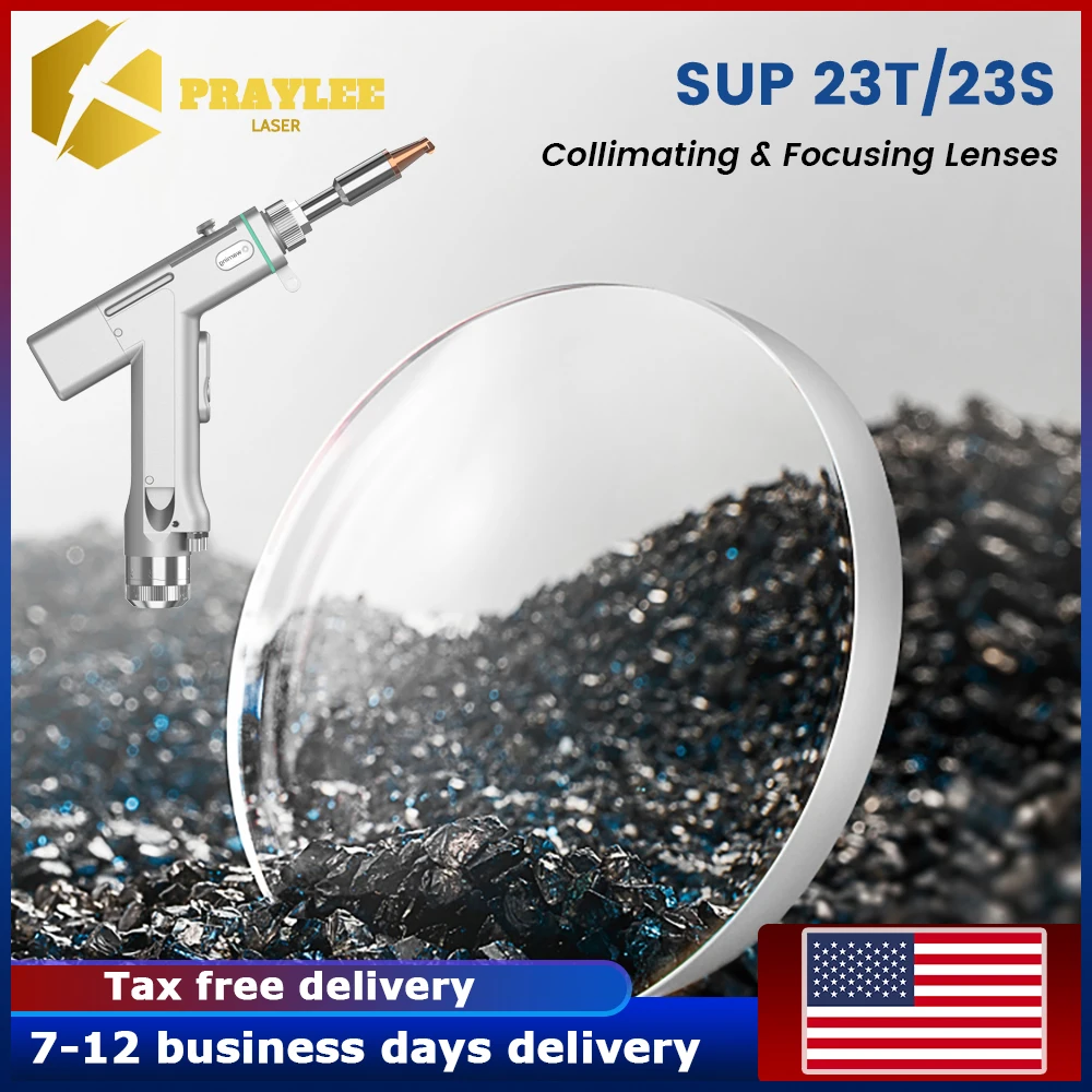 Praylee Laser Collimator Focusing Lens D20 x 4.5 F150 F200 F400 F800 D16 x 5 F60 for SUP23T SUP23S Handheld Laser Welding Gun