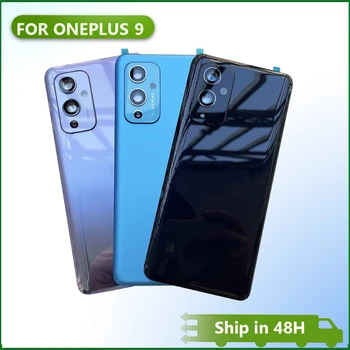 One Plus 9 Gorilla Glass 5 cubierta de carcasa trasera para OnePlus 9 reemplazo de puerta trasera funda de batería dura